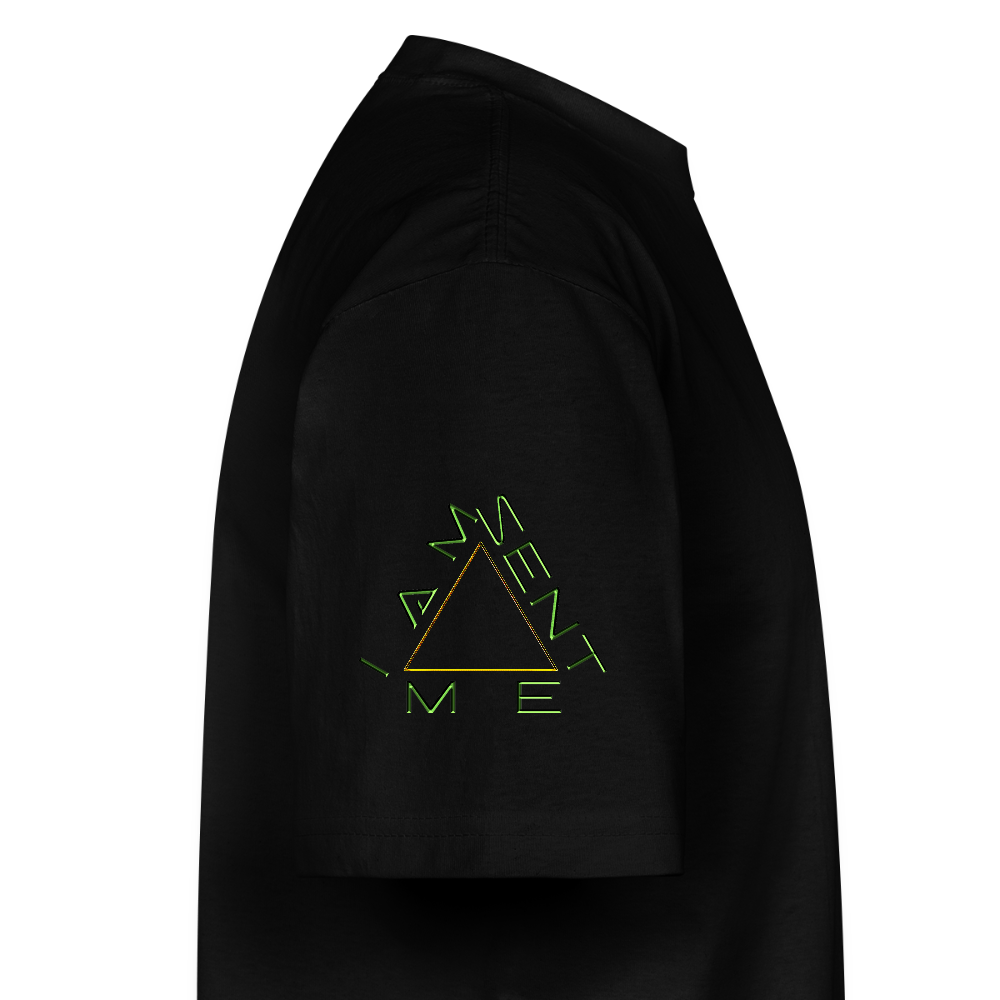 I AM SENT ME 01 Designer Shaka Wear Men's Oversized Heavyweight T-shirt (9 colors) - black