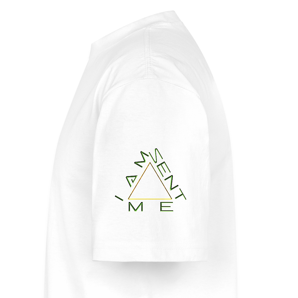 I AM SENT ME 01 Designer Shaka Wear Men's Oversized Heavyweight T-shirt (9 colors) - white