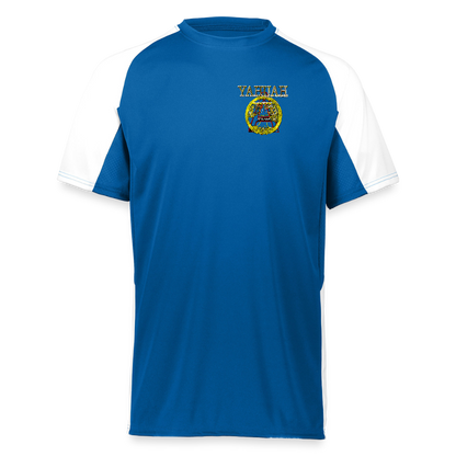 A-Team 01-01 Designer Augusta Sportswear Unisex Cutter Jersey (16 colors) - power blue/white