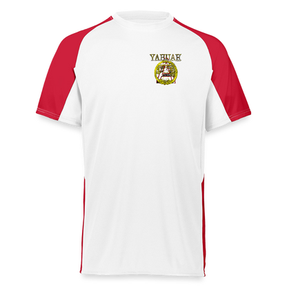 A-Team 01-01 Designer Augusta Sportswear Unisex Cutter Jersey (16 colors) - white/red