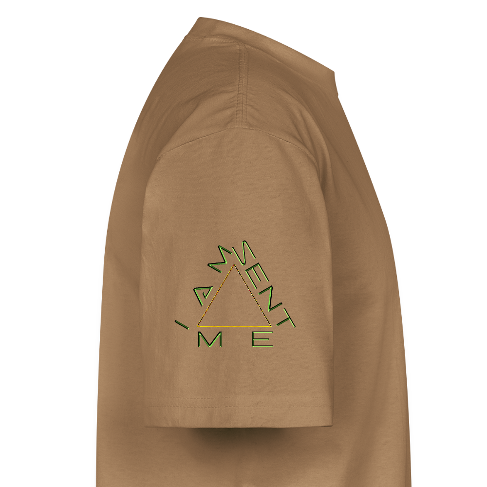 I AM SENT ME 01 Designer Shaka Wear Men's Oversized Heavyweight T-shirt (9 colors) - khaki