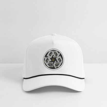 Truth Illustrated 03-02 Designer Imperial Headwear Rope Cap (4 colors) - white/black