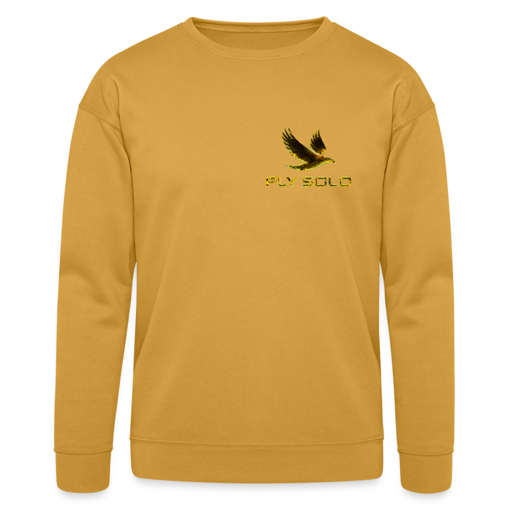 Outspoken Designs 03-01 "Fly Solo" Designer Bella + Canvas Unisex Sweatshirt - heather mustard