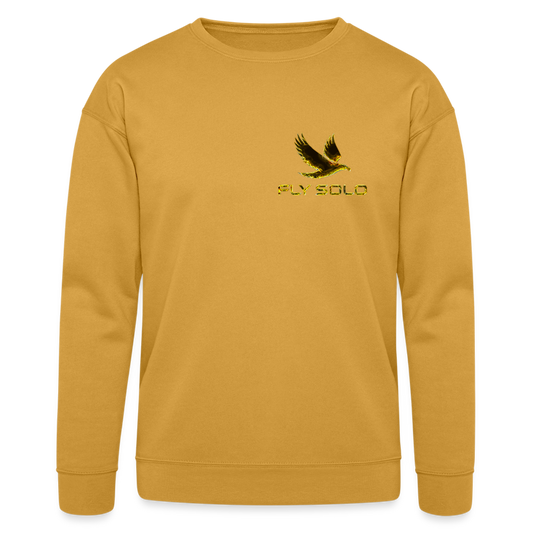 Outspoken Designs 03-01 "Fly Solo" Designer Bella + Canvas Unisex Sweatshirt - heather mustard