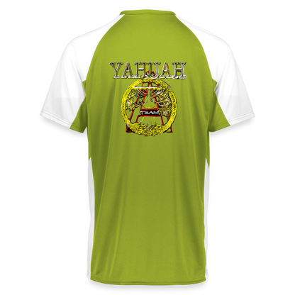 A-Team 01-01 Designer Augusta Sportswear Unisex Cutter Jersey (16 colors) - lime/white