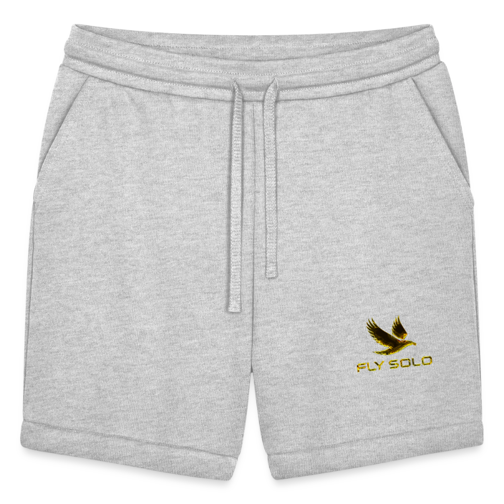 Outspoken Designs 03-01 "Fly Solo" Designer Bella+Canvas Unisex Sweatshorts - heather gray