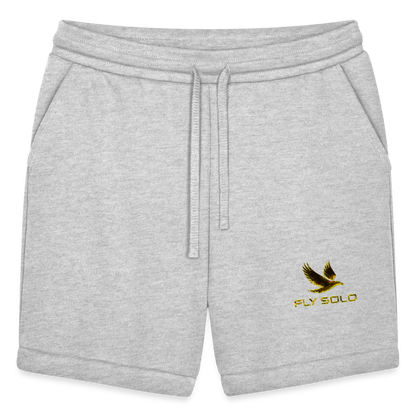 Outspoken Designs 03-01 "Fly Solo" Designer Bella+Canvas Unisex Sweatshorts - heather gray