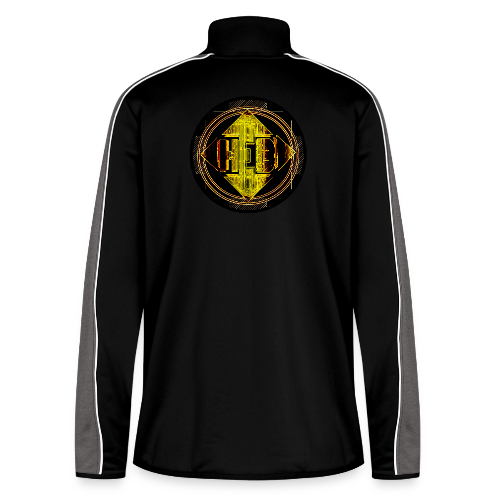 Hebrew World 02-01 Designer Under Armour Ladies Command Quarter Zip 2.0 Sweatshirt (2 colors) - black/white