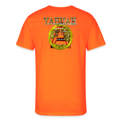 A-Team 01-01 Designer Jerzees Men’s 50/50 T-shirt (10 colors) - neon orange