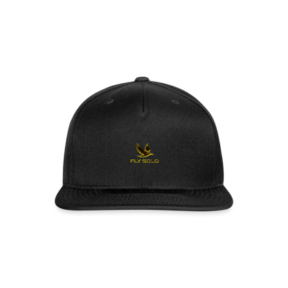 Outspoken Designs 03-01 "Fly Solo" Designer Yupoong Snapback Baseball Cap - black