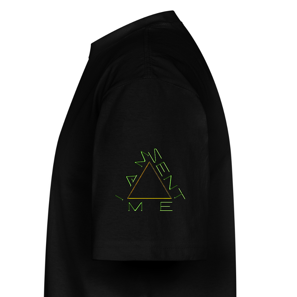 I AM SENT ME 01 Designer Shaka Wear Men's Oversized Heavyweight T-shirt (9 colors) - black