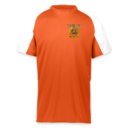 A-Team 01-01 Designer Augusta Sportswear Unisex Cutter Jersey (16 colors) - orange/white