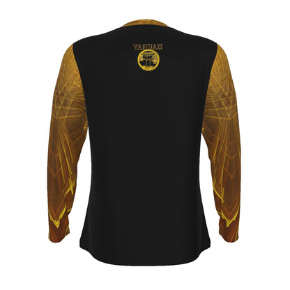 Yahuah-Tree of Life 02-03 Voltage Men's Long Sleeve Cotton T-shirt