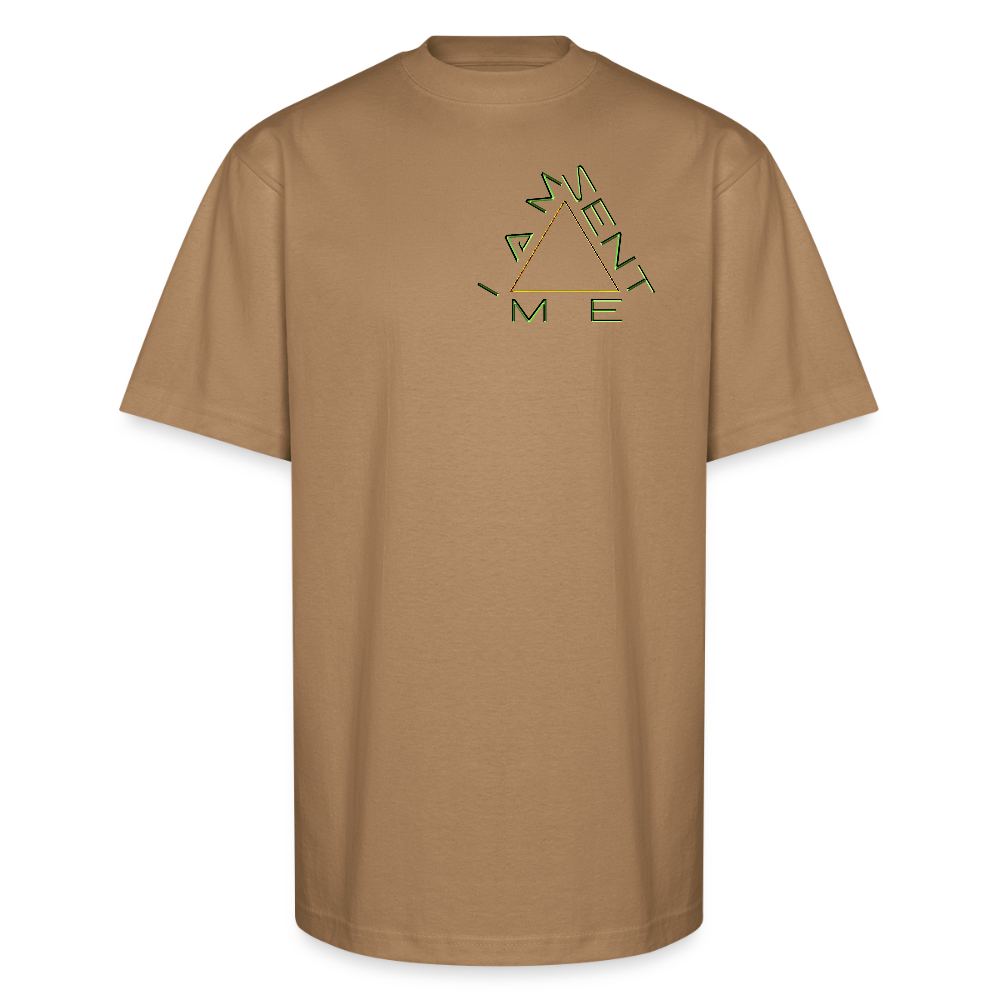 I AM SENT ME 01 Designer Shaka Wear Men's Oversized Heavyweight T-shirt (9 colors) - khaki