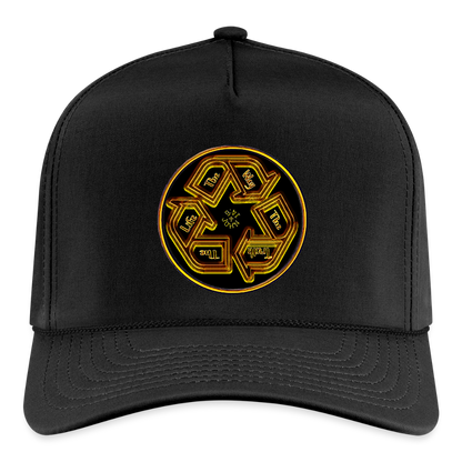 Truth Illustrated 03-01 Designer Imperial Headwear Rope Cap (4 colors) - black/black