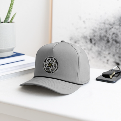 Truth Illustrated 03-02 Designer Imperial Headwear Rope Cap (4 colors) - gray/black