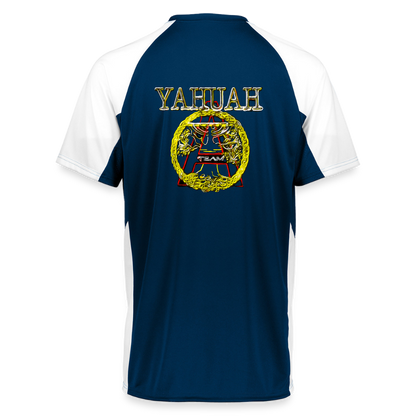 A-Team 01-01 Designer Augusta Sportswear Unisex Cutter Jersey (16 colors) - navy/white