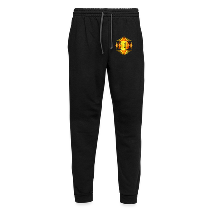 Hebrew World 01-01 Designer Jerzees Unisex Joggers - black/asphalt