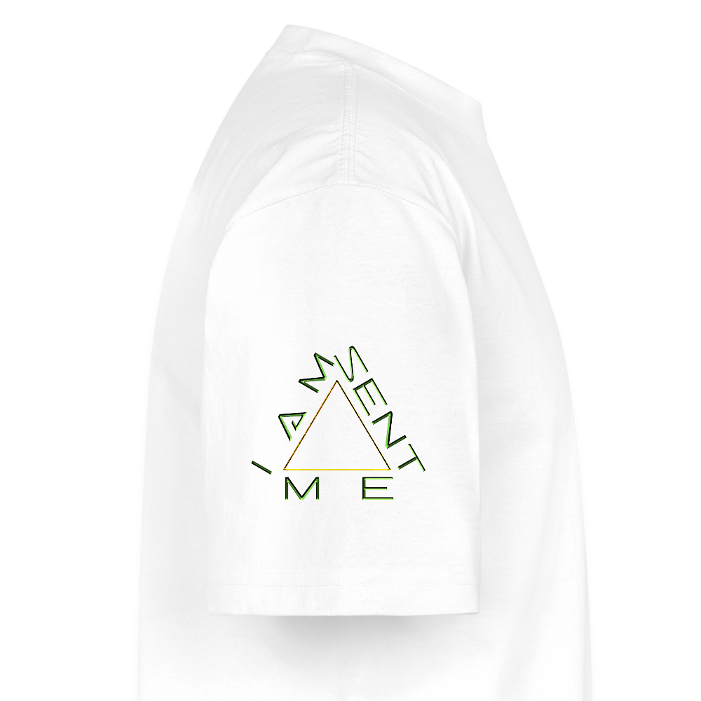 I AM SENT ME 01 Designer Shaka Wear Men's Oversized Heavyweight T-shirt (9 colors) - white