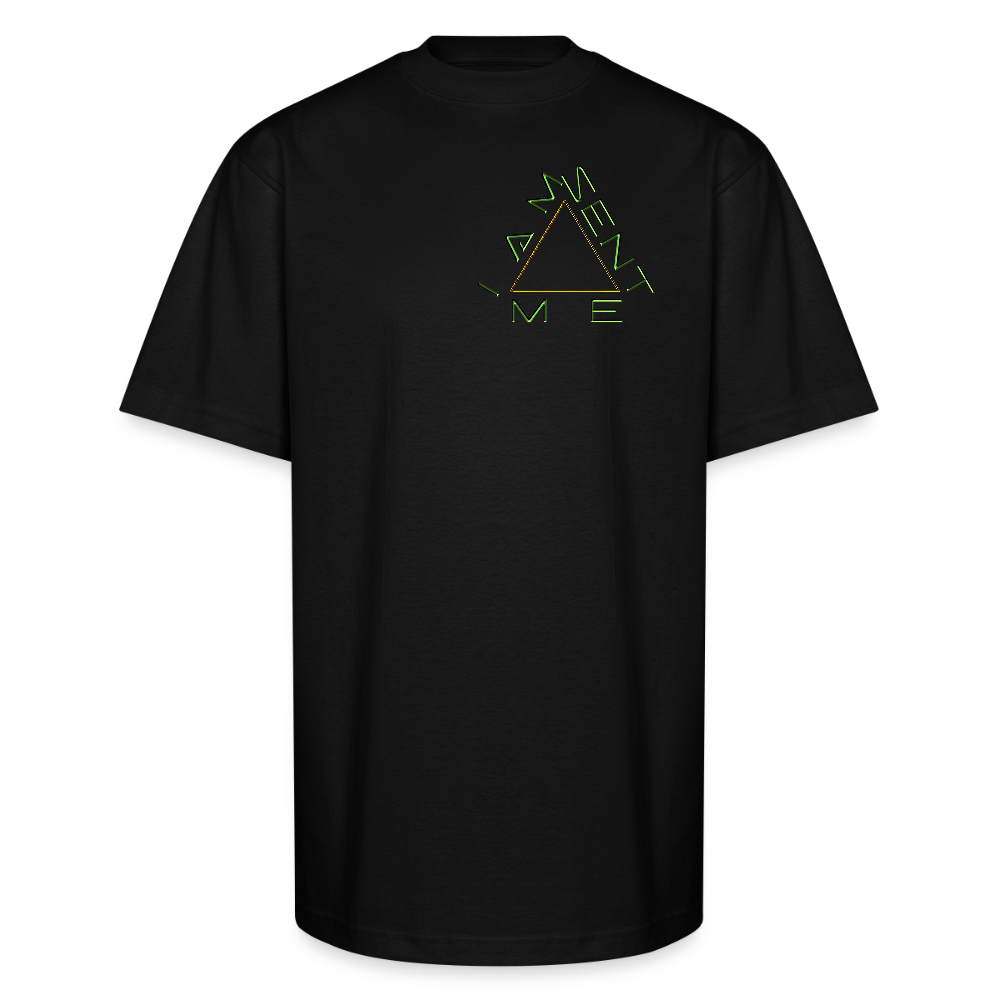 I AM SENT ME 01 Designer Shaka Wear Men's Oversized Heavyweight T-shirt (9 colors) - black