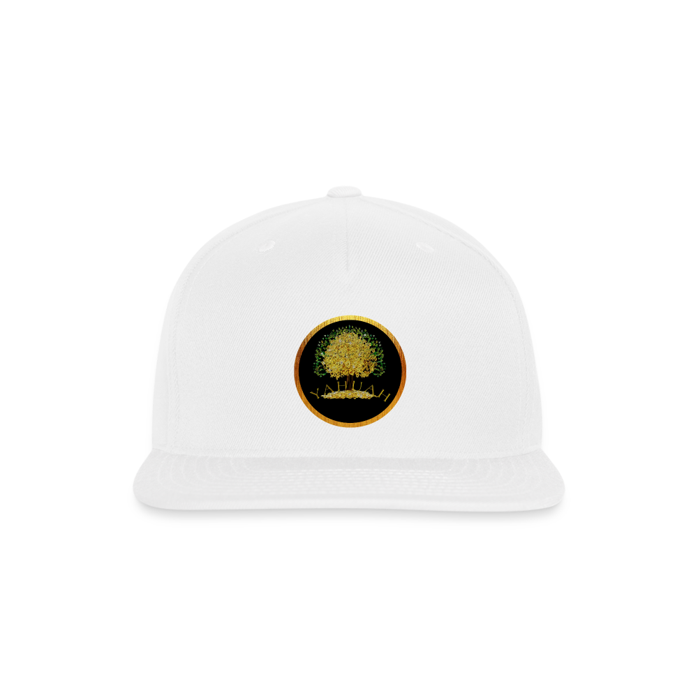 Yahuah-Tree of Life 03-01 Designer Yupoong Snapback Baseball Cap (7 colors) - white