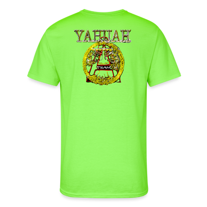 A-Team 01-01 Designer Jerzees Men’s 50/50 T-shirt (10 colors) - neon green