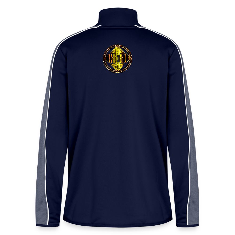 Hebrew World 02-01 Designer Under Armour Ladies Command Quarter Zip 2.0 Sweatshirt (3 colors) - navy/white