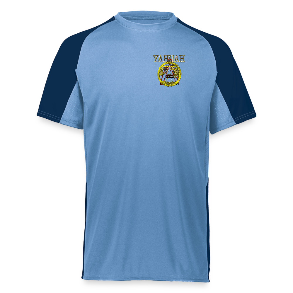 A-Team 01-01 Designer Augusta Sportswear Unisex Cutter Jersey (16 colors) - carolina blue/navy