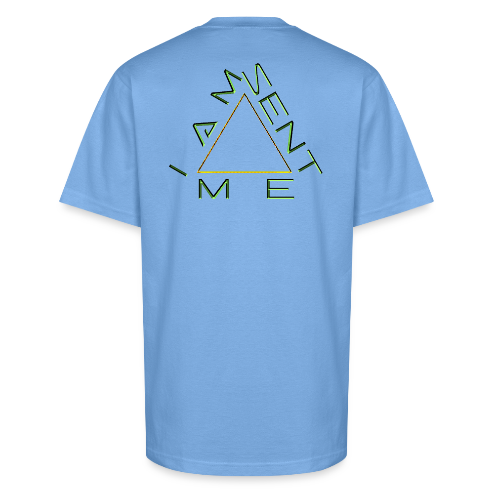 I AM SENT ME 01 Designer Shaka Wear Men's Oversized Heavyweight T-shirt (9 colors) - sky blue
