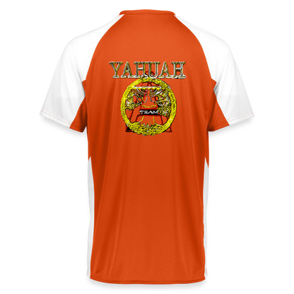 A-Team 01-01 Designer Augusta Sportswear Unisex Cutter Jersey (16 colors) - orange/white