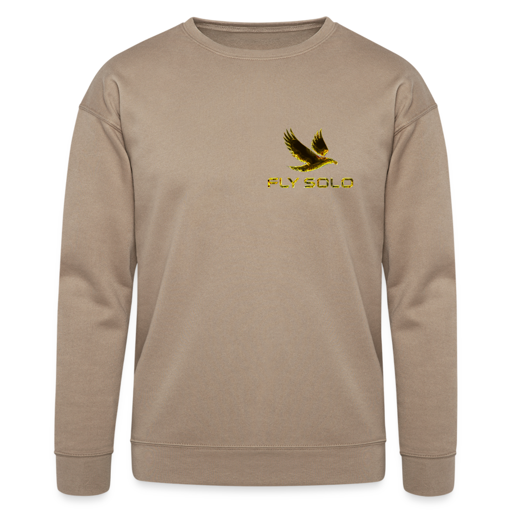 Outspoken Designs 03-01 "Fly Solo" Designer Bella + Canvas Unisex Sweatshirt - tan