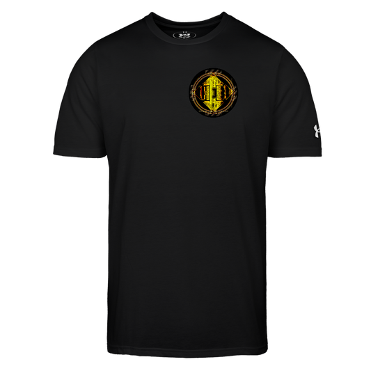 Hebrew World 02-01 Designer Under Armour Men's Athletic 2.0 T-shirt (4 colors) - black