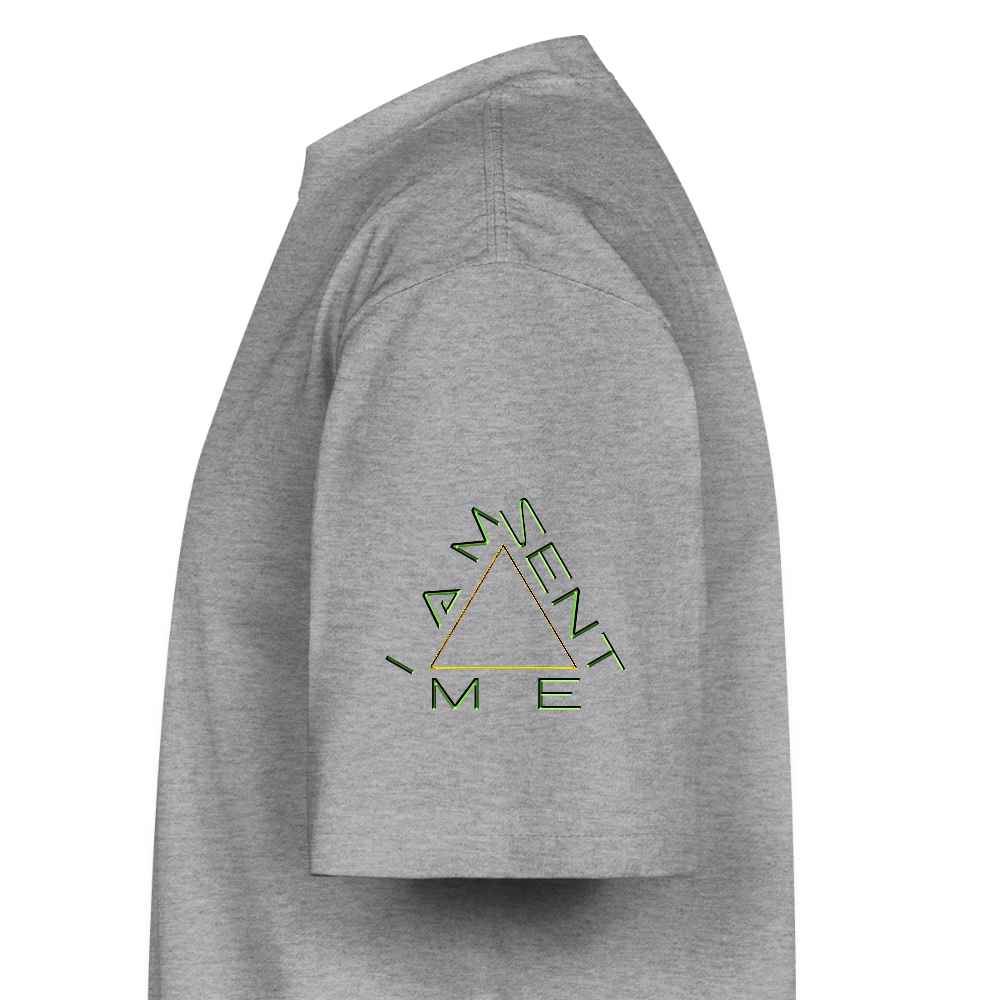 I AM SENT ME 01 Designer Shaka Wear Men's Oversized Heavyweight T-shirt (9 colors) - heather gray