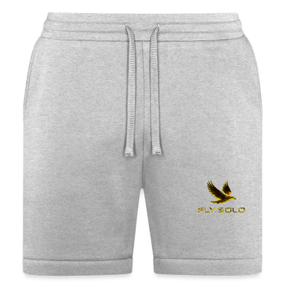 Outspoken Designs 03-01 "Fly Solo" Designer Bella+Canvas Unisex Sweatshorts - heather gray