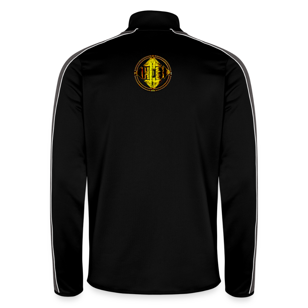 Hebrew World 02-01 Designer Under Armour Men's Command Quarter Zip 2.0 Sweatshirt (3 colors) - black/white