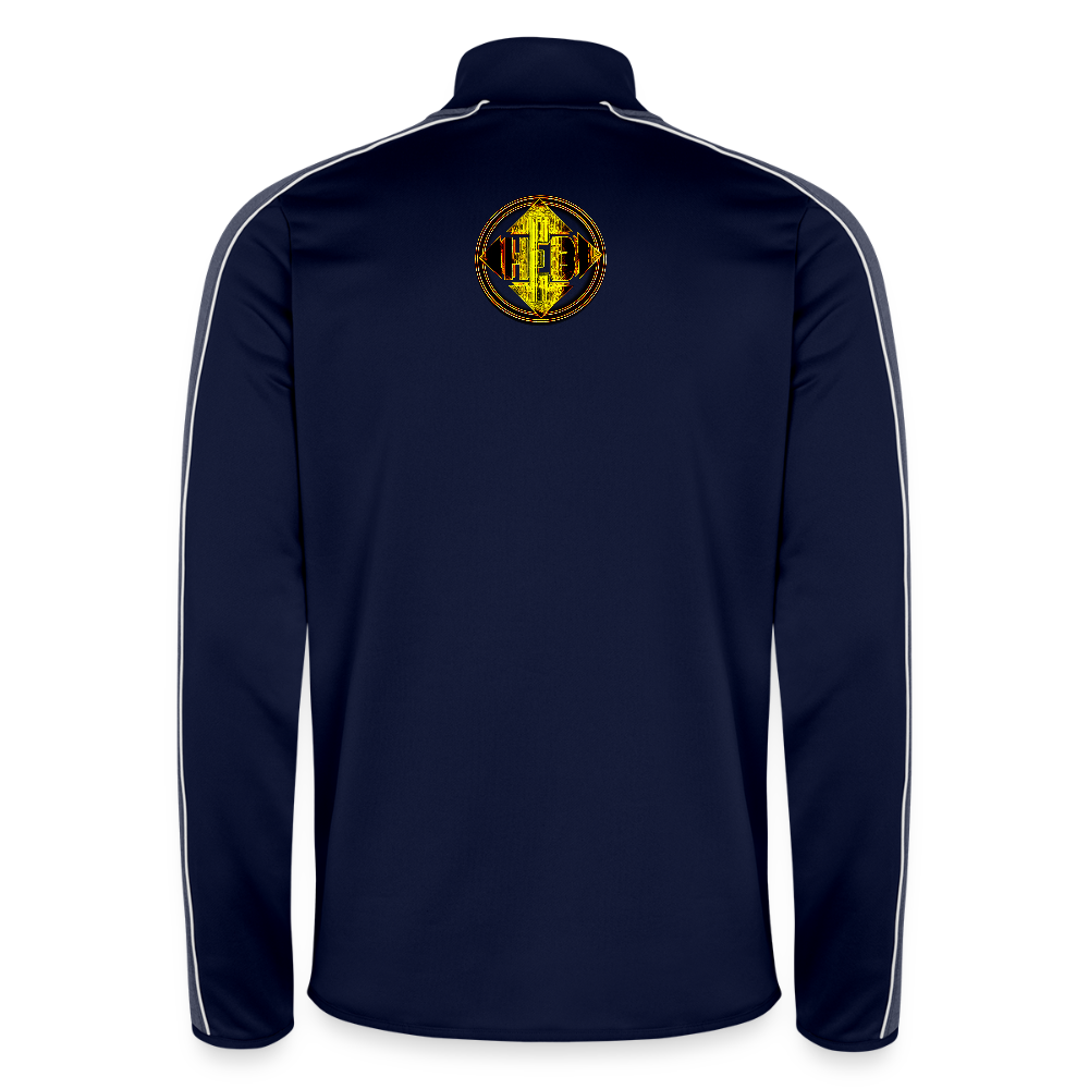 Hebrew World 02-01 Designer Under Armour Men's Command Quarter Zip 2.0 Sweatshirt (3 colors) - navy/white