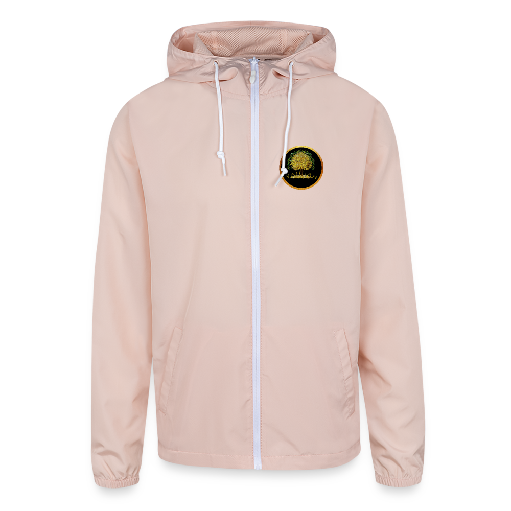 Yahuah-Tree of Life 03-01 Designer Independent Trading Co. Unisex Lightweight Windbreaker (3 colors) - blush pink 