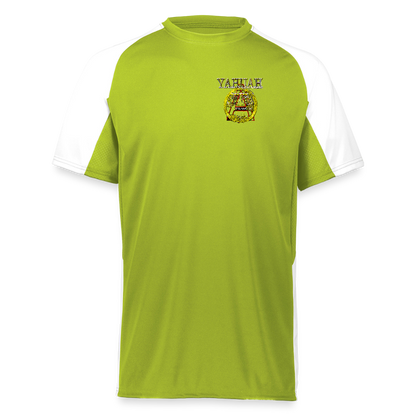 A-Team 01-01 Designer Augusta Sportswear Unisex Cutter Jersey (16 colors) - lime/white