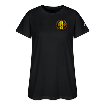 Hebrew World 02-01 Designer Under Armour Ladies Athletic 2.0 T-shirt (4 colors) - black