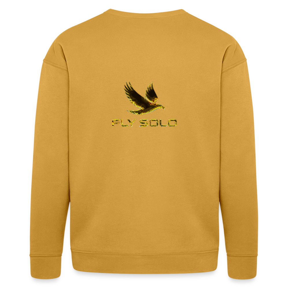 Outspoken Designs 03-01 "Fly Solo" Designer Bella + Canvas Unisex Sweatshirt - heather mustard