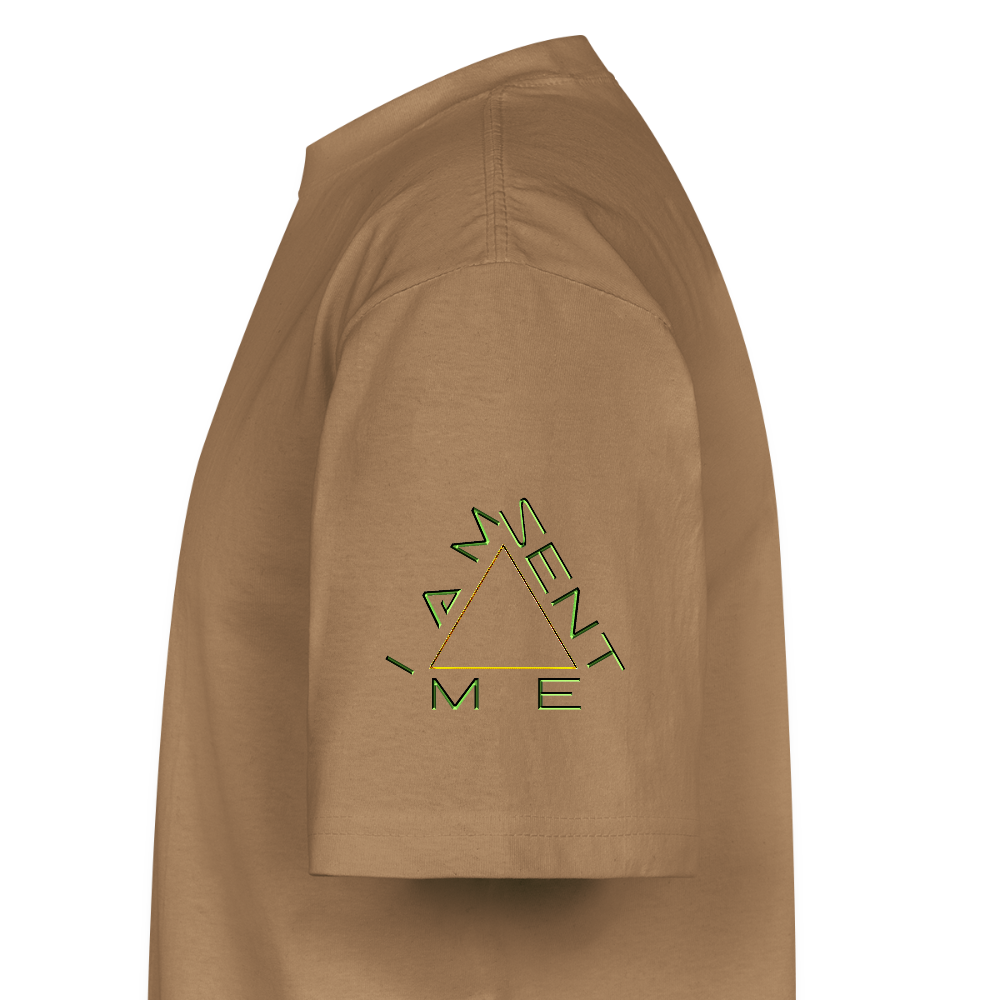 I AM SENT ME 01 Designer Shaka Wear Men's Oversized Heavyweight T-shirt (9 colors) - khaki