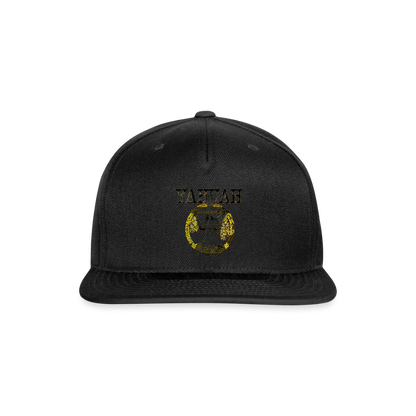 Yahuah Yahusha 04 Designer Sport-Tek Yupoong Snapback Baseball Cap (5 colors) - black