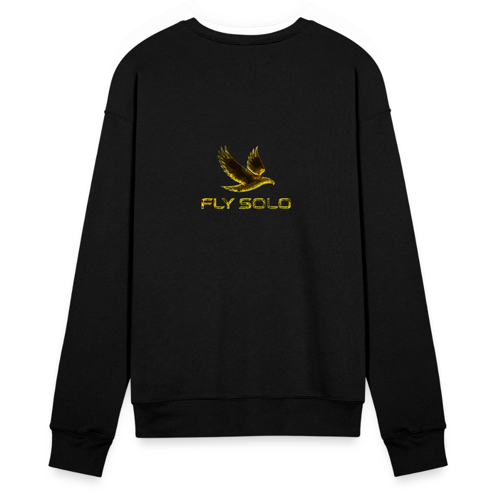 Outspoken Designs 03-01 "Fly Solo" Designer Bella + Canvas Unisex Sweatshirt - black