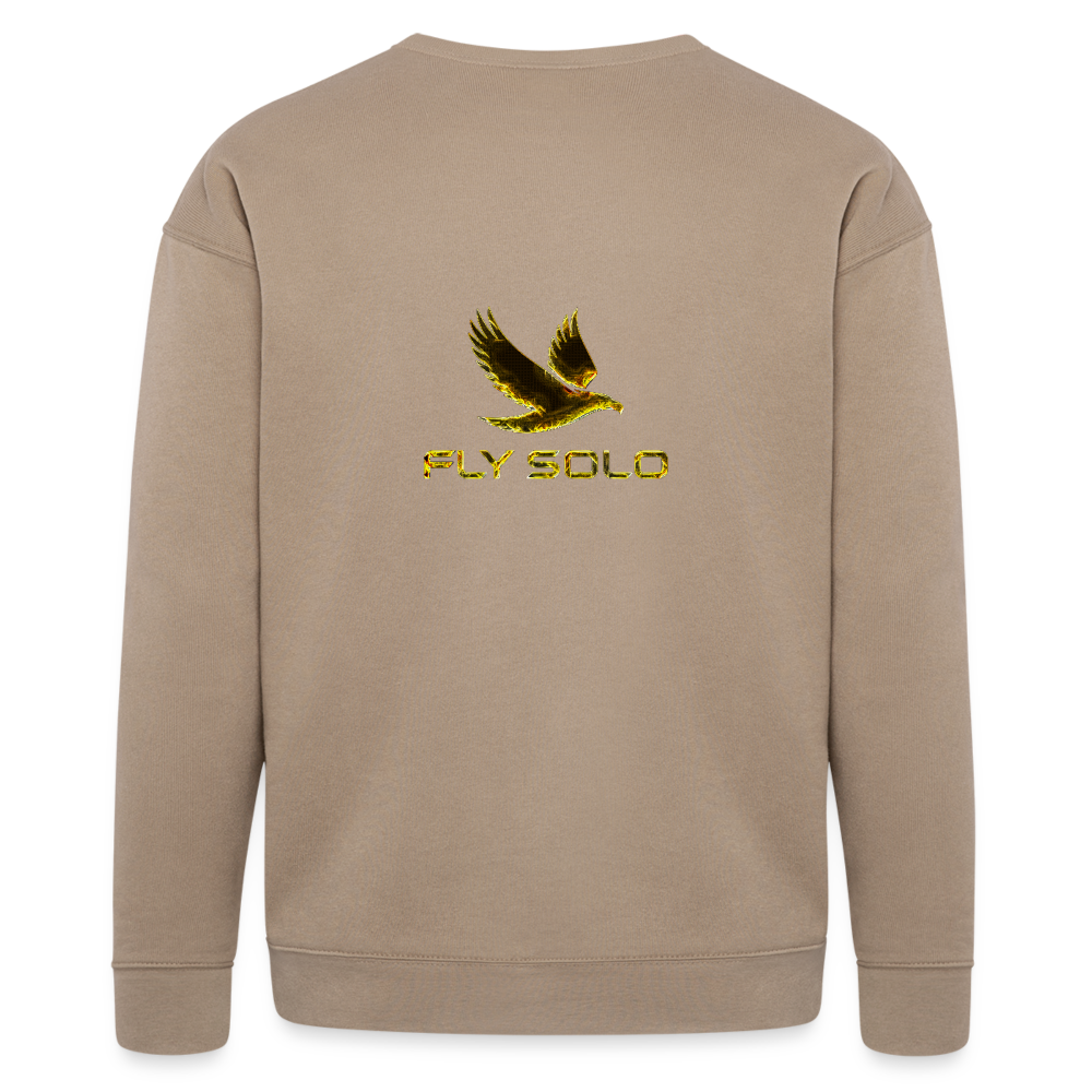 Outspoken Designs 03-01 "Fly Solo" Designer Bella + Canvas Unisex Sweatshirt - tan