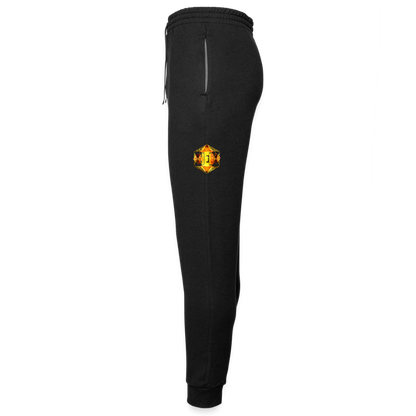 Hebrew World 01-01 Designer Jerzees Unisex Joggers - black/asphalt