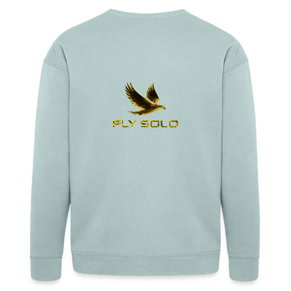 Outspoken Designs 03-01 "Fly Solo" Designer Bella + Canvas Unisex Sweatshirt - dusty blue