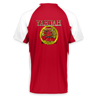 A-Team 01-01 Designer Augusta Sportswear Unisex Cutter Jersey (16 colors) - red/white