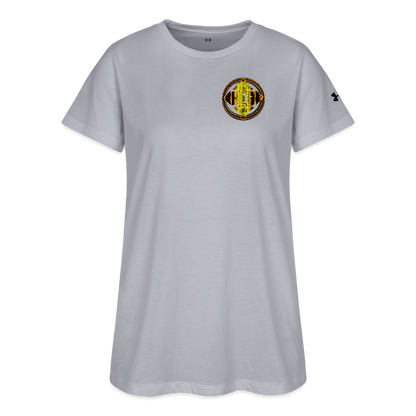 Hebrew World 02-01 Designer Under Armour Ladies Athletic 2.0 T-shirt (4 colors) - gray