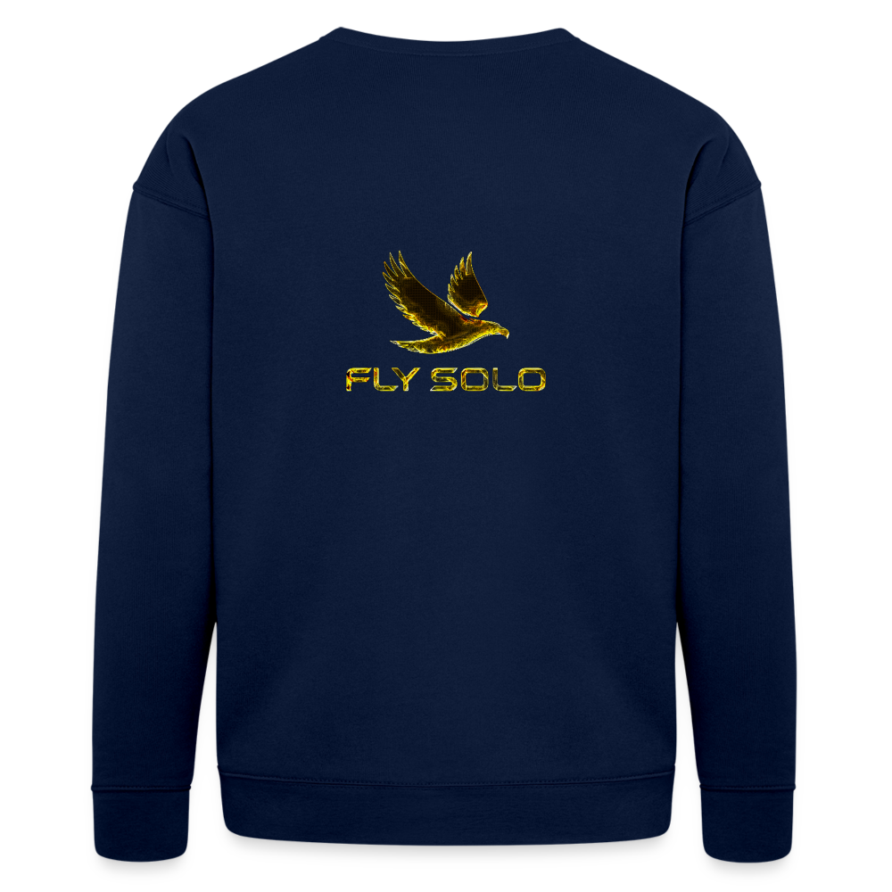 Outspoken Designs 03-01 "Fly Solo" Designer Bella + Canvas Unisex Sweatshirt - navy