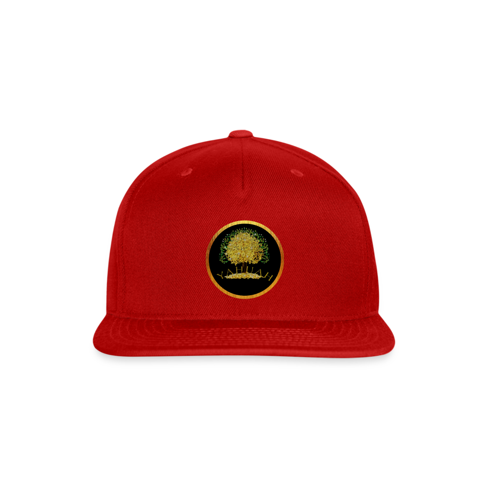 Yahuah-Tree of Life 03-01 Designer Yupoong Snapback Baseball Cap (7 colors) - red